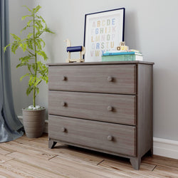 180013-151 : Furniture 3-Drawer Dresser, Clay