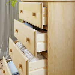 180014-001 : Furniture 4-Drawer Dresser, Natural