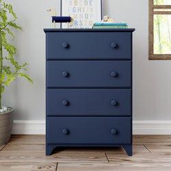 180014-131 : Furniture 4-Drawer Dresser, Blue