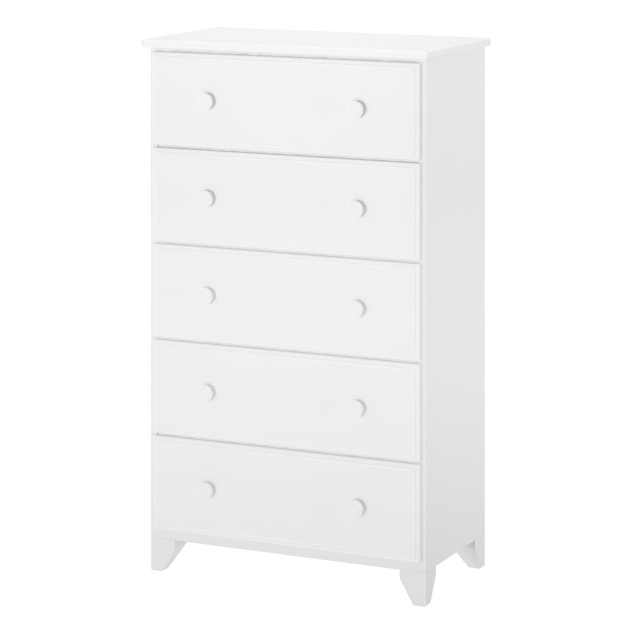 180015-002 : Furniture 5-Drawer Dresser, White
