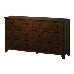 180016-005 : Furniture 6-Drawer Dresser, Espresso