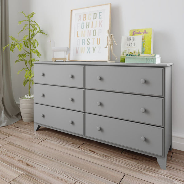 Classic 6-Drawer Wood Dresser – Max and Lily