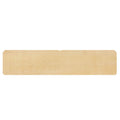 Rectangular wooden board with rounded edges on a white background.