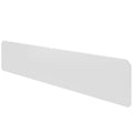 White metal kick plate for doors, durable protective hardware accessory.