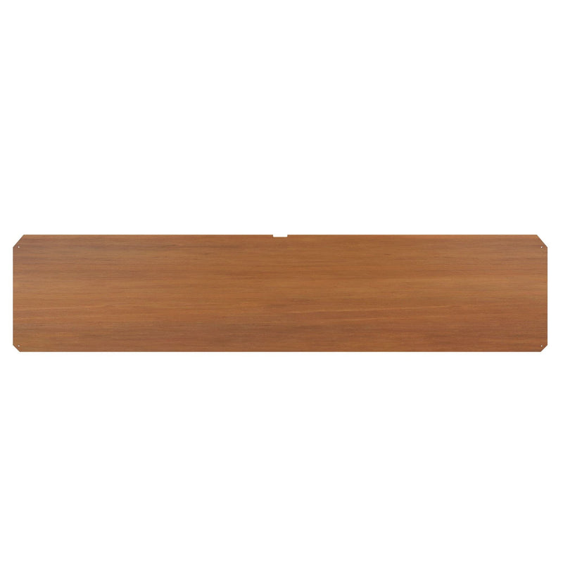 Wooden ceiling panel with sleek design and smooth finish for modern interiors.