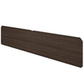 Dark wood panel for office desk privacy screen.