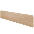 Natural wood plank background for interior design and home decor.