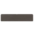 Dark wooden rectangular panel with textured finish, suitable for modern interior design and furniture decoration.