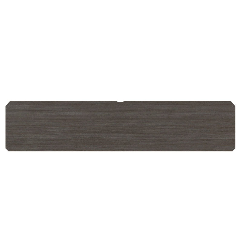 Dark wooden rectangular panel with textured finish, suitable for modern interior design and furniture decoration.