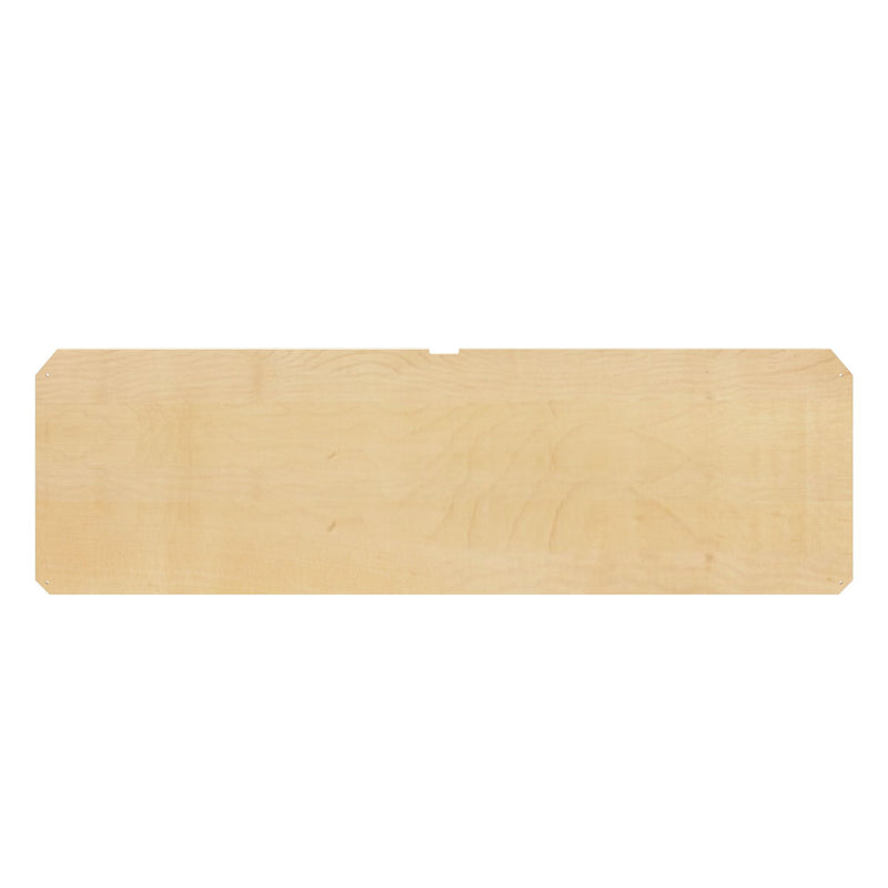 Rectangular birch wood board for crafts and DIY projects.