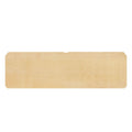 Rectangular birch wood board for crafts and DIY projects.