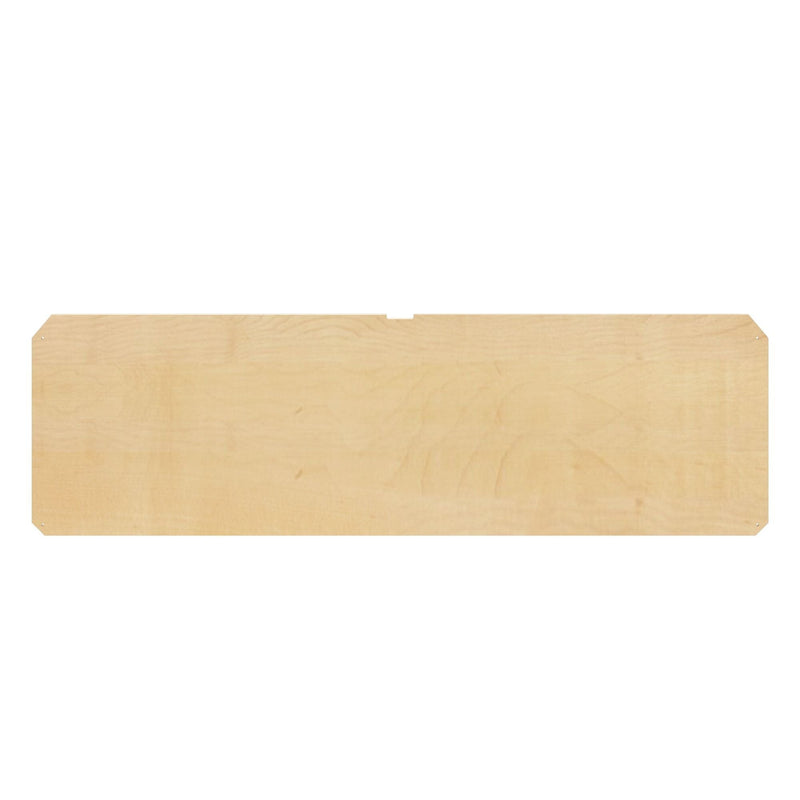 Rectangular birch wood board for crafts and DIY projects.