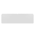 White blank page with rounded corners isolated on a plain background.