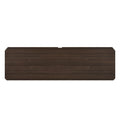 Rustic dark wood tabletop with smooth grain texture for furniture.
