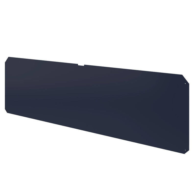 Steel metal partition panel for industrial and commercial use