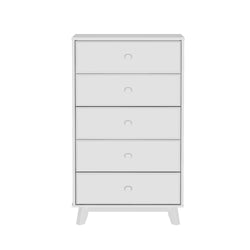 1800215000-002 : Furniture Max & Lily 5 Drawer Dresser, White