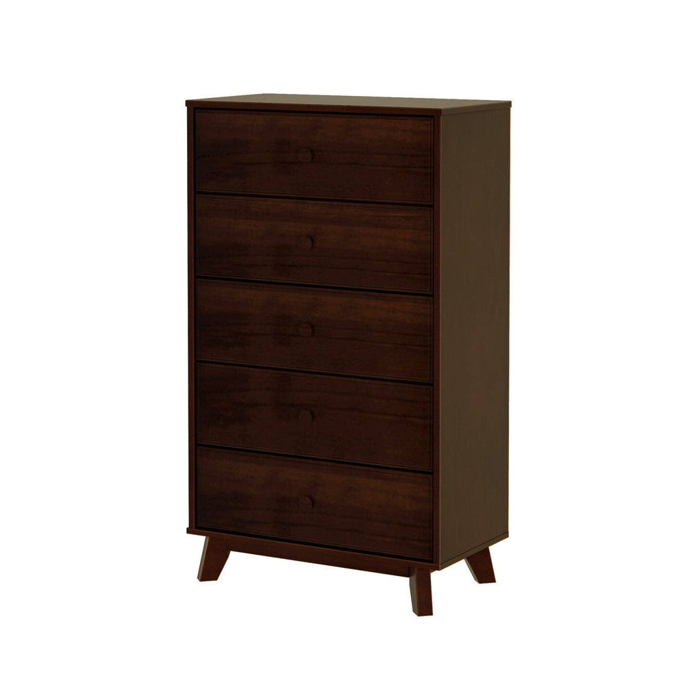 1800215000-005 : Furniture Max & Lily 5 Drawer Dresser, Espresso