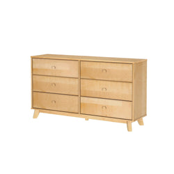 1800216000-001 : Furniture Max & Lily 6 Drawer Dresser, Natural