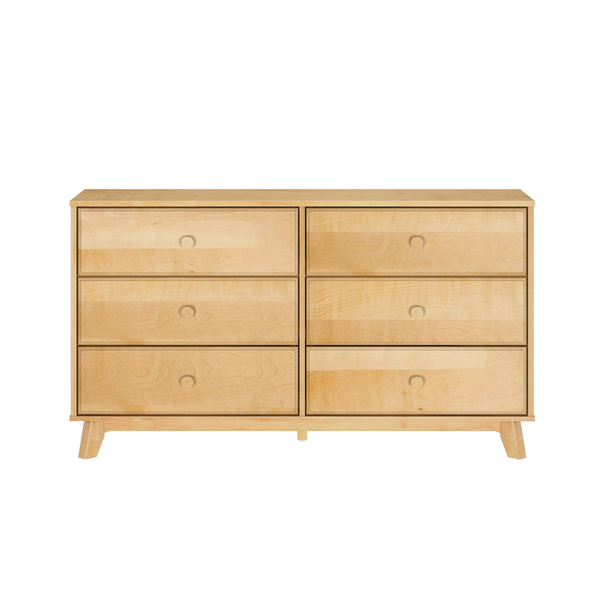 1800216000-001 : Furniture Max & Lily 6 Drawer Dresser, Natural