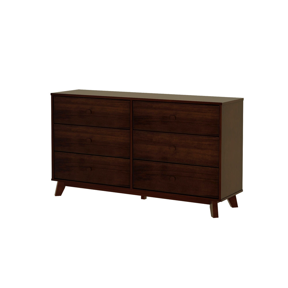 1800216000-005 : Furniture Max & Lily 6 Drawer Dresser, Espresso