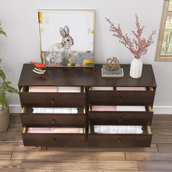 1800216000-005 : Furniture Max & Lily 6 Drawer Dresser, Espresso