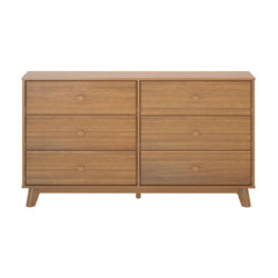 1800216000-007 : Furniture Max & Lily 6 Drawer Dresser, Pecan