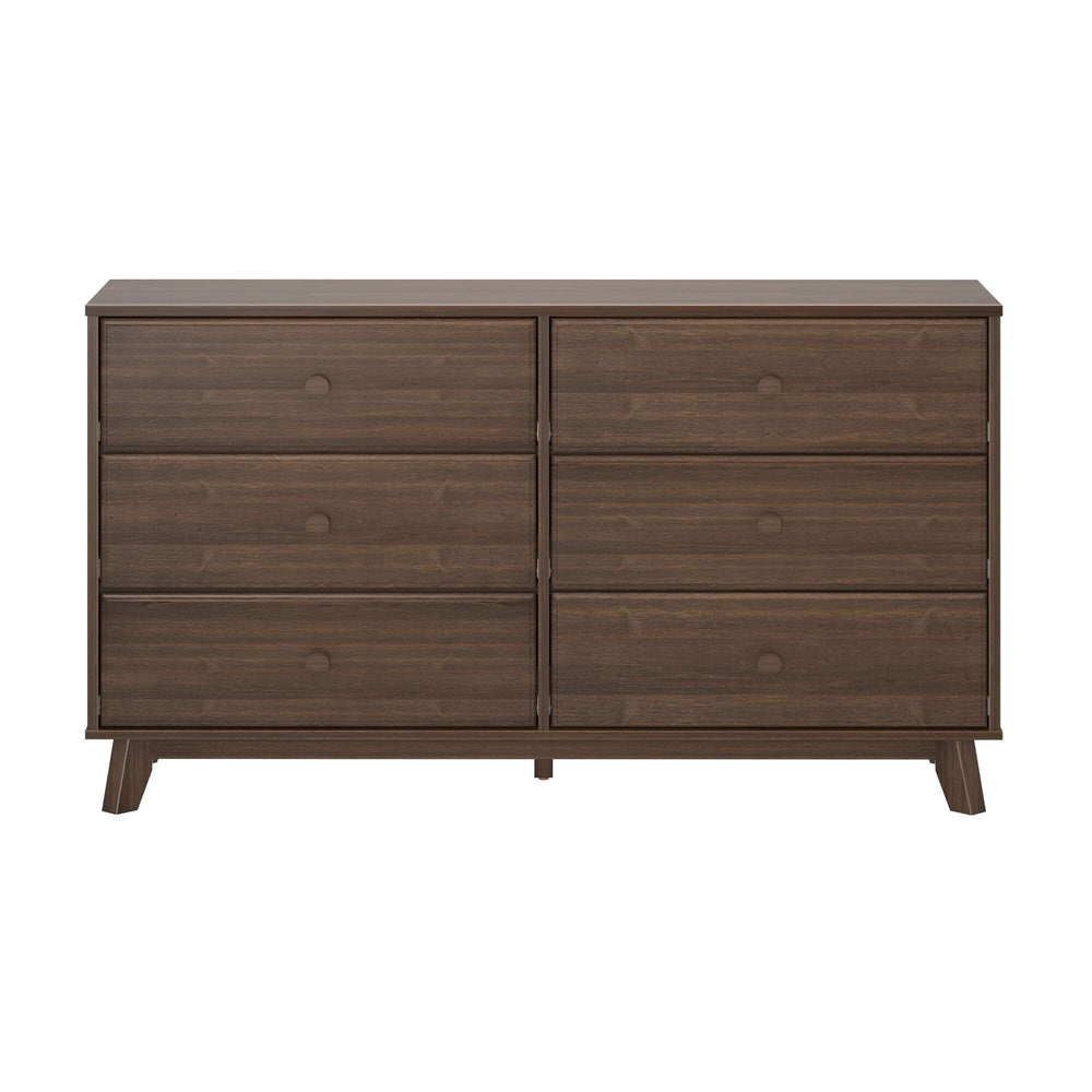 1800216000-008 : Furniture Max & Lily 6 Drawer Dresser, Walnut