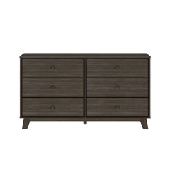 1800216000-151 : Furniture Max & Lily 6 Drawer Dresser, Clay