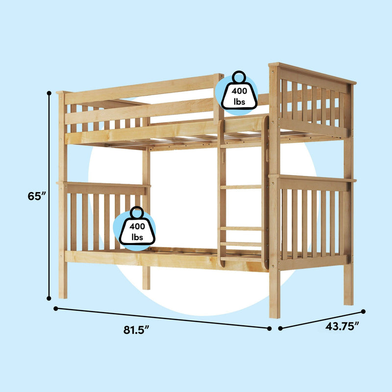 Twin Over Twin Bunk Bed