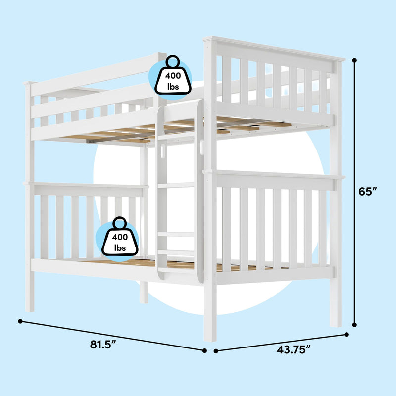 Twin Over Twin Bunk Bed