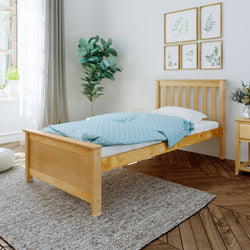 180210-001 : Kids Beds Classic Twin-Size Platform Bed, Natural