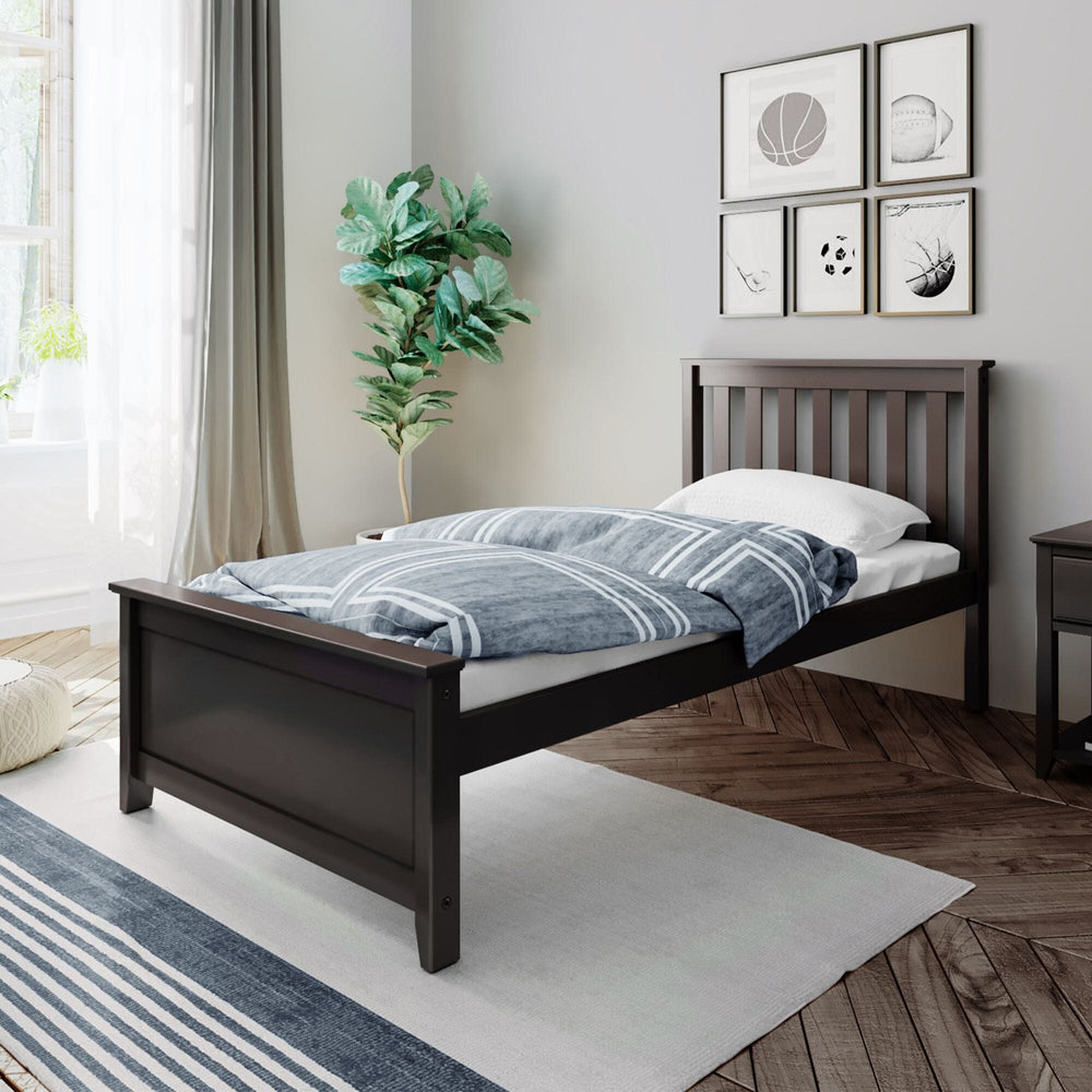 180210-005 : Kids Beds Classic Twin-Size Platform Bed, Espresso