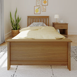 180210-007 : Kids Beds Classic Twin-Size Platform Bed, Pecan