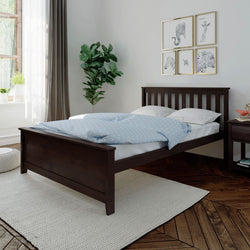 180211-005 : Kids Beds Classic Full-Size Platform Bed, Espresso