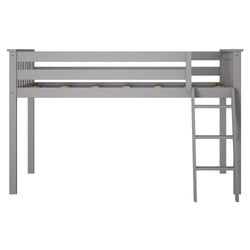 180212-121 : Loft Beds Twin-Size Low Loft, Grey