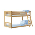 Twin Over Twin Low Bunk Bed