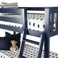 Twin Over Twin Low Bunk Bed
