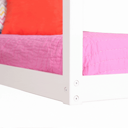 180215-002 : Kids Beds Twin-Size House Bed, White