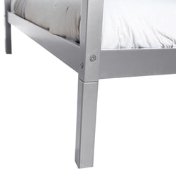 180215-121 : Kids Beds Twin-Size House Bed, Grey