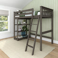 Twin Loft Bed With Bookcase