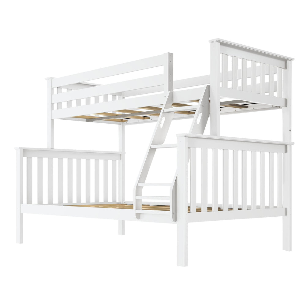 180231-002 : Bunk Beds Twin Over Full Bunk Bed, White