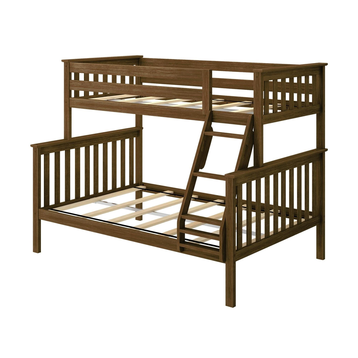 180231-008 : Bunk Beds Classic Twin over Full Bunk Bed, Walnut