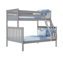 180231-121 : Bunk Beds Twin over Full Bunk Bed, Grey
