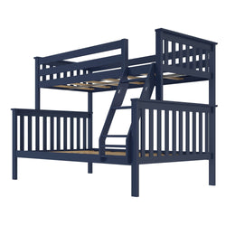 180231-131 : Bunk Beds Twin Over Full Bunk Bed, Blue