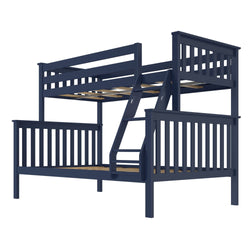 180231-131 : Bunk Beds Classic Twin over Full Bunk Bed, Blue