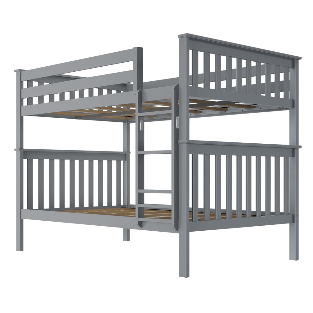 180251-121 : Bunk Beds Full Over Full Bunk Bed, Grey