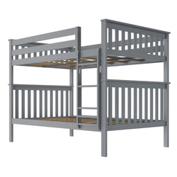 180251-121 : Bunk Beds Full Over Full Bunk Bed, Grey