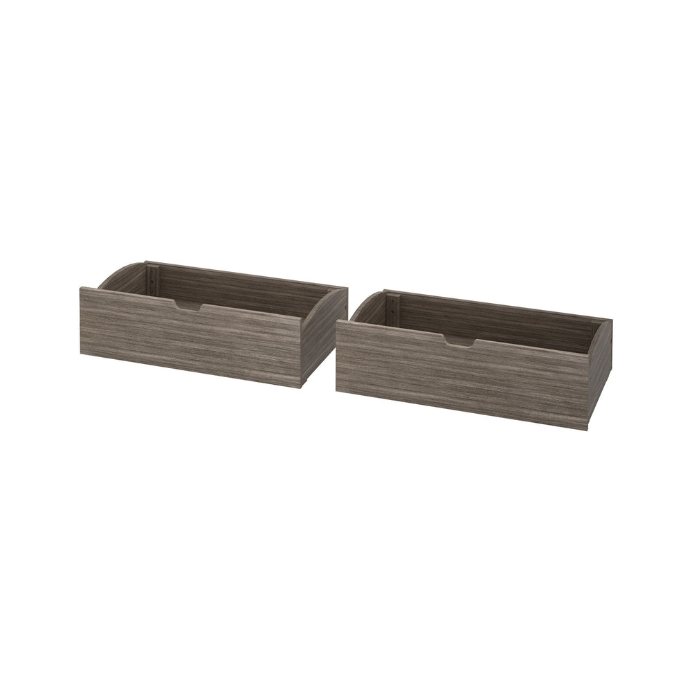 180363-151 : Accessories Full XL & Queen Storage Drawers (set of 2) (Fingerjoint), Clay