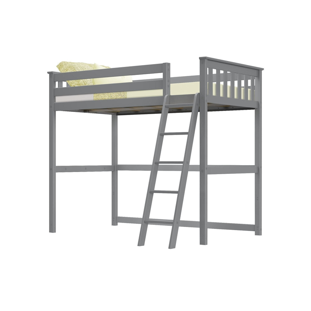 180427-121 : Loft Beds Twin High Loft, Grey