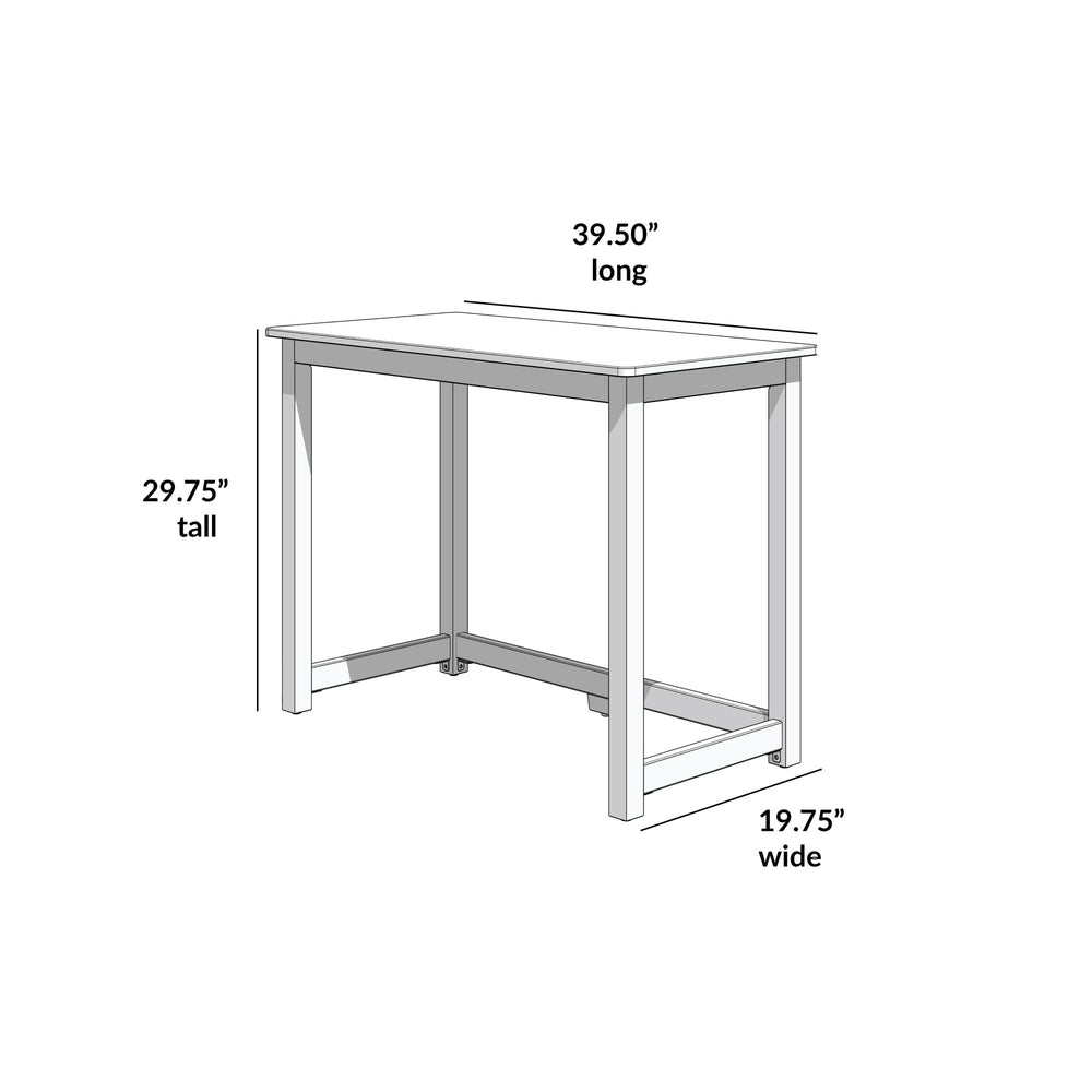 181000-002 : Furniture Simple Desk - 40 inches, White